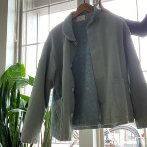 Older Brother Sherpa Chore Jacket, blue